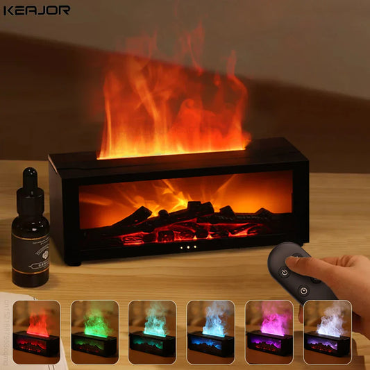 Diffuseur flamme LED 300ml pour ambiance relaxante