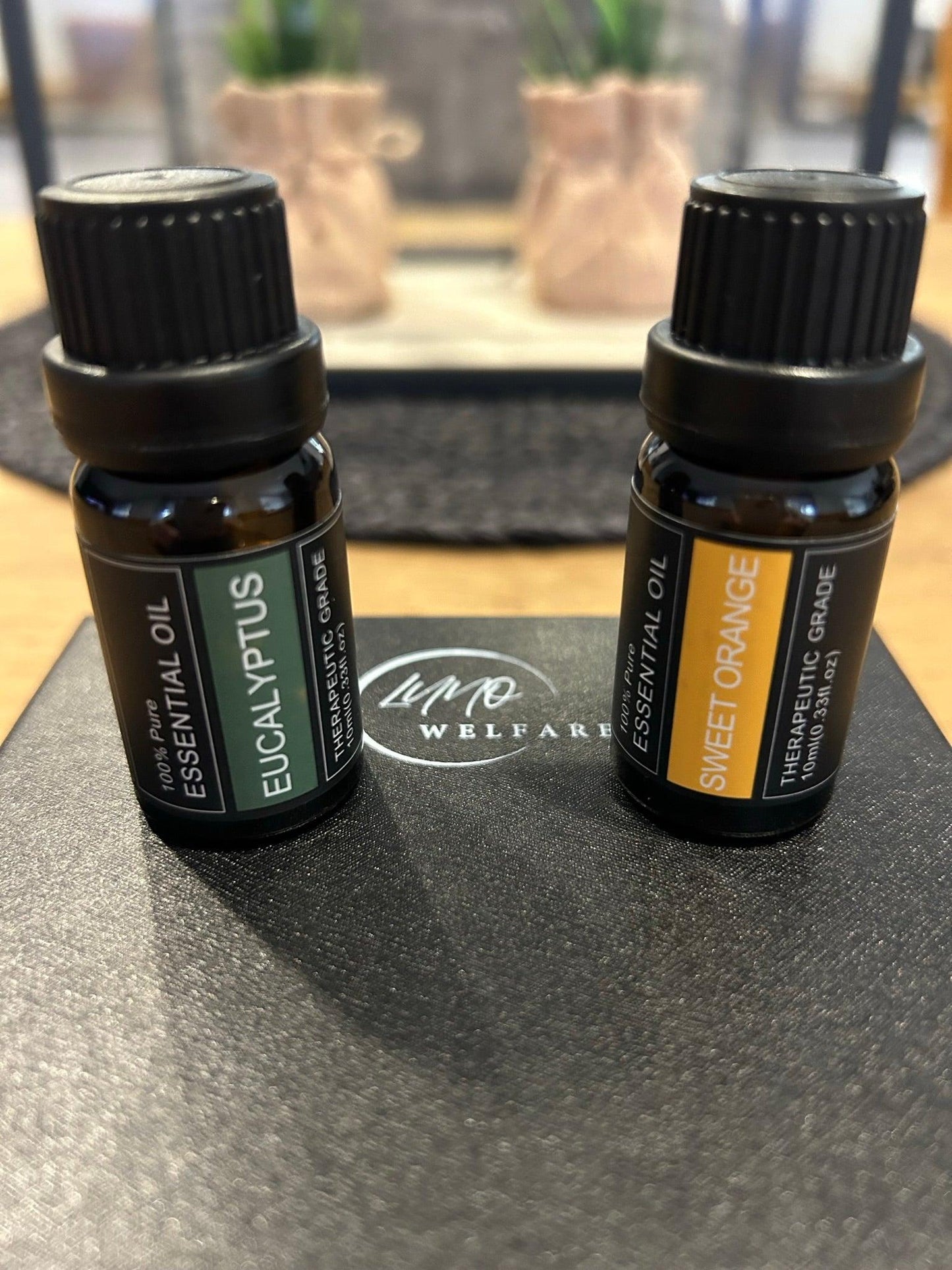Cadeau Luxe huiles essentielles aromathérapie LUNO Welfare