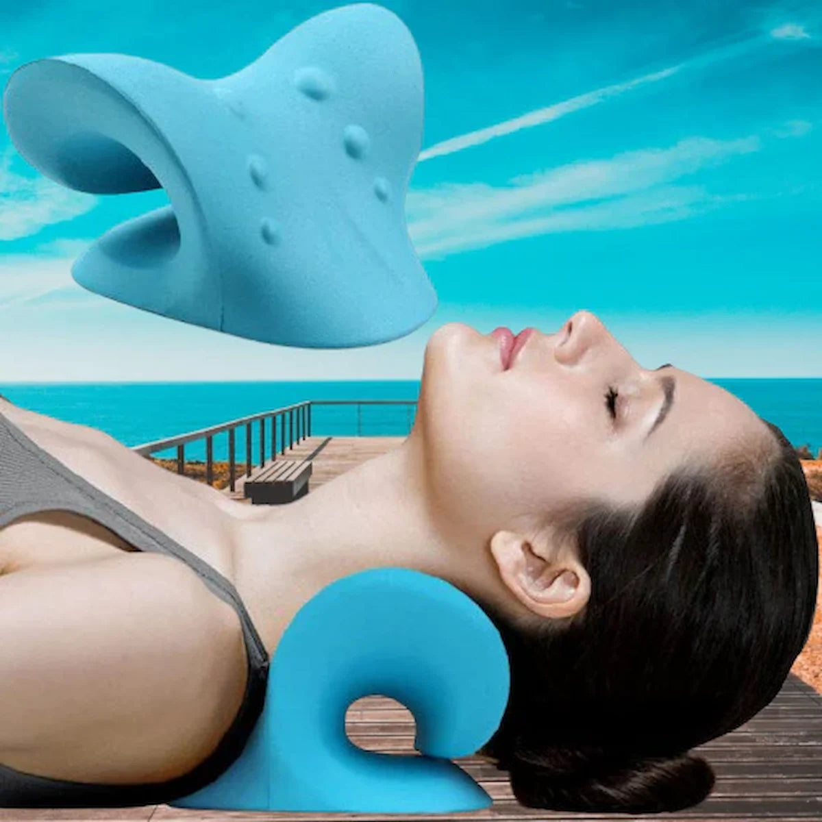 Coussin de soutien cervical pour soulager les contractions musculaires