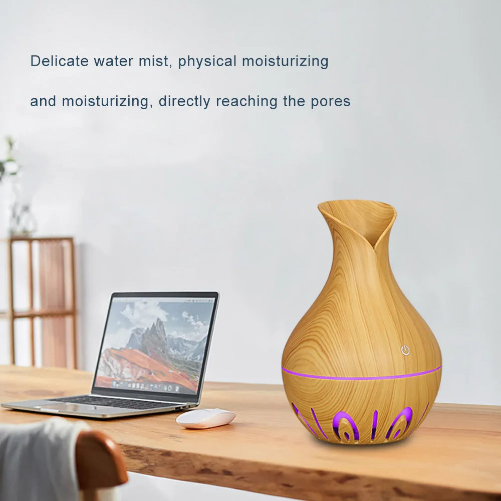 Diffuseur design bois naturel pour décoration et relaxation