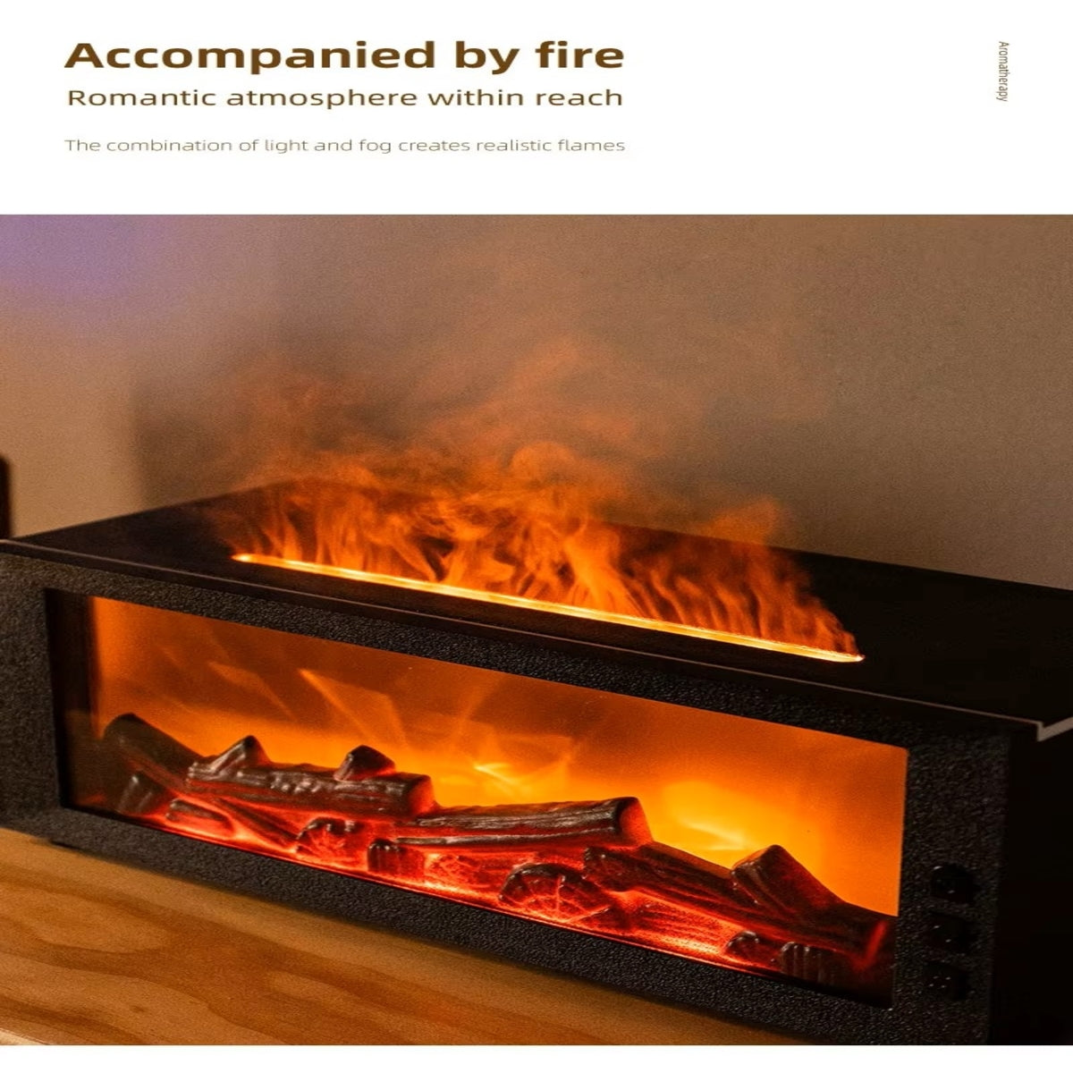 Effet flamme réaliste pour atmosphère cocooning – LUNO Welfare