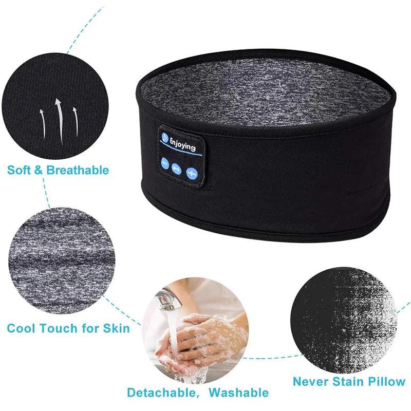 Masque noir ergonomique avec son stéréo intégré – LUNO