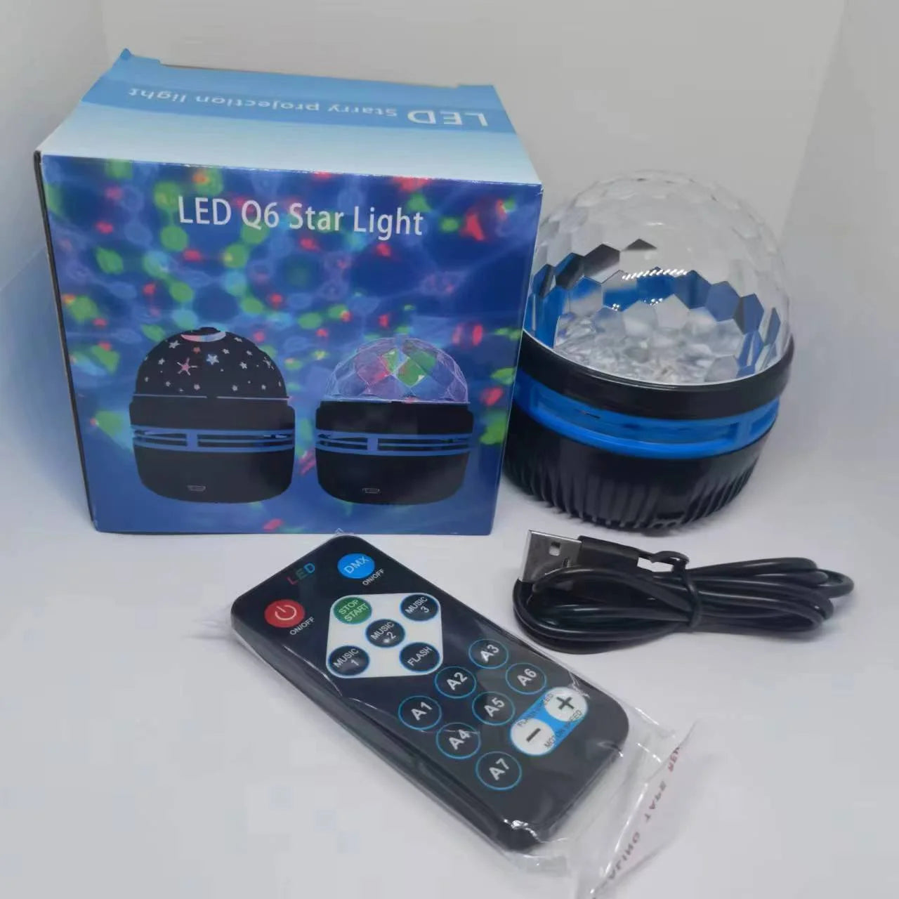 Veilleuse rotative 360° avec effets galaxie et aurore – LUNO Welfare