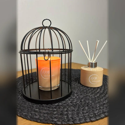 Lot de 2 Coffrets Bougie & Diffuseur Pêche Framboise