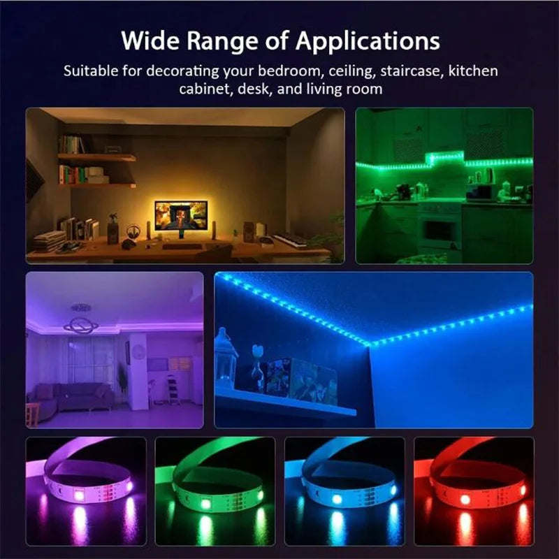 Ruban LED pour décoration chambre et lumière d’ambiance