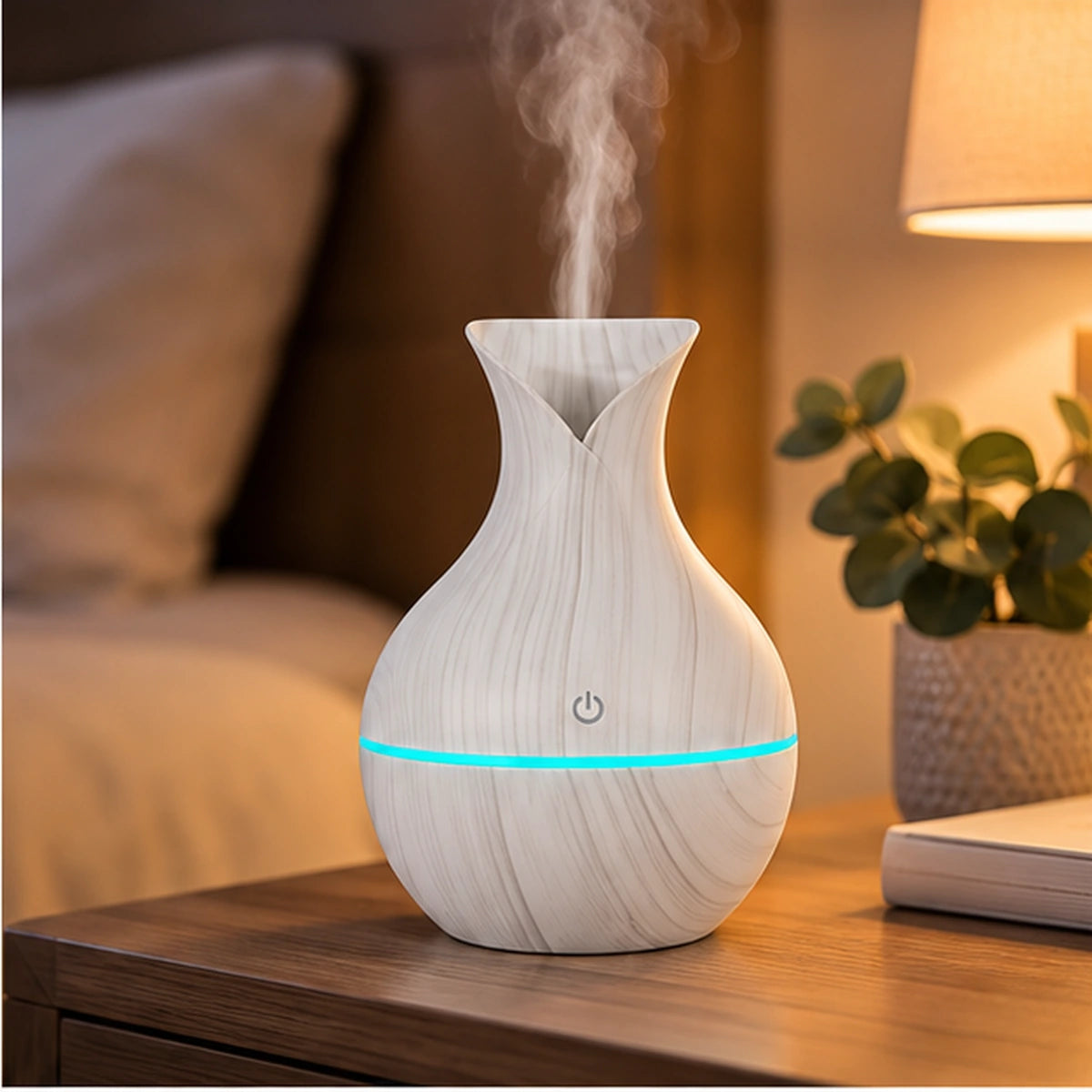 Diffuseur 130 ml blanc dans une chambre