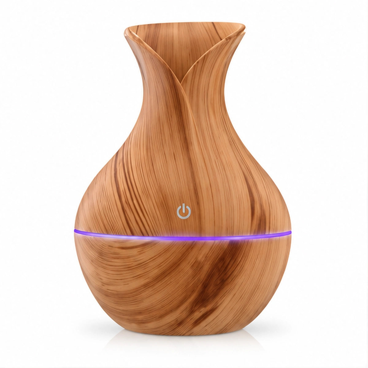 Diffuseur 130 ml bois clair sur fond blanc