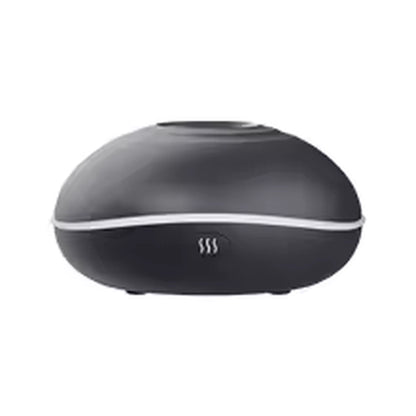 Diffuseur effet flamme noir 200 ml sur fond blanc