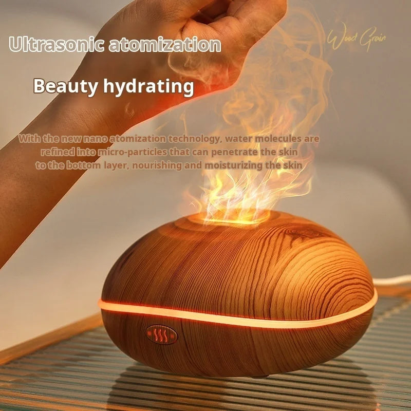 Effet flamme LED du diffuseur 200 ml avec brume froide ultrasonique