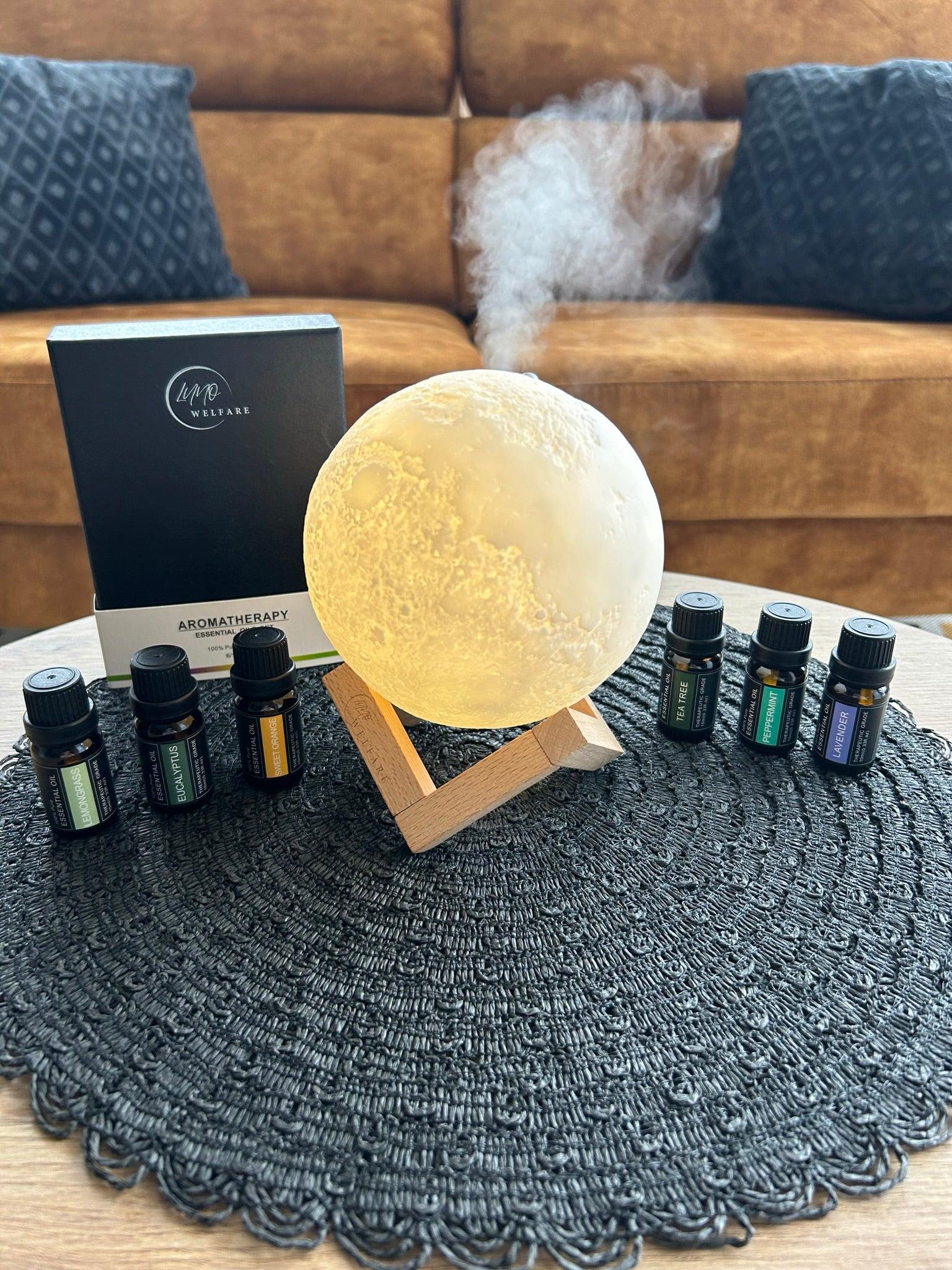 Diffusion huiles essentielles naturelles LUNO Welfare