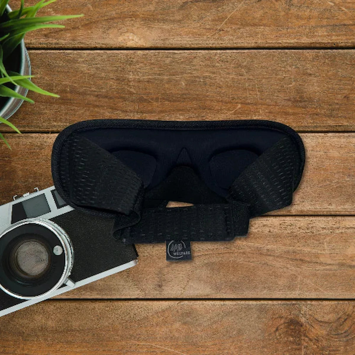 Masque 3D confortable pour un sommeil profond où que vous soyez.
