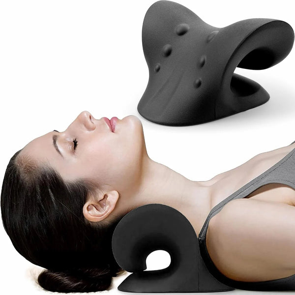 Coussin d’étirement cervical avec mousse mémoire haute densité