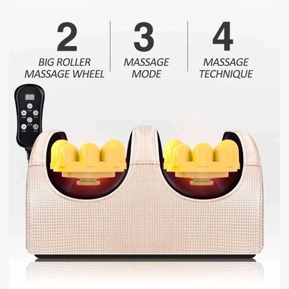 Masseur Pieds & Mollets Électrique LUNO Welfare – Chaleur & Télécommande