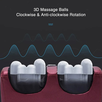 Douze têtes de massage 3D pour les pieds et les mollets