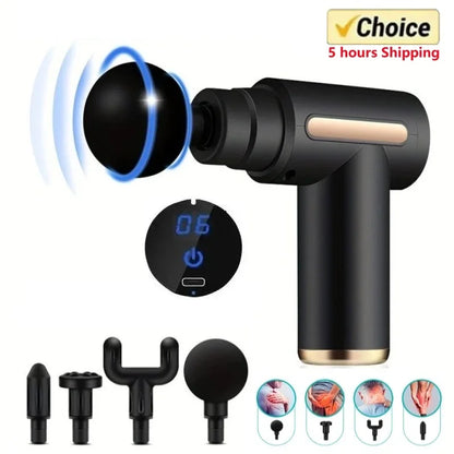 Le mini pistolet de massage efficace, silencieux et fiable.