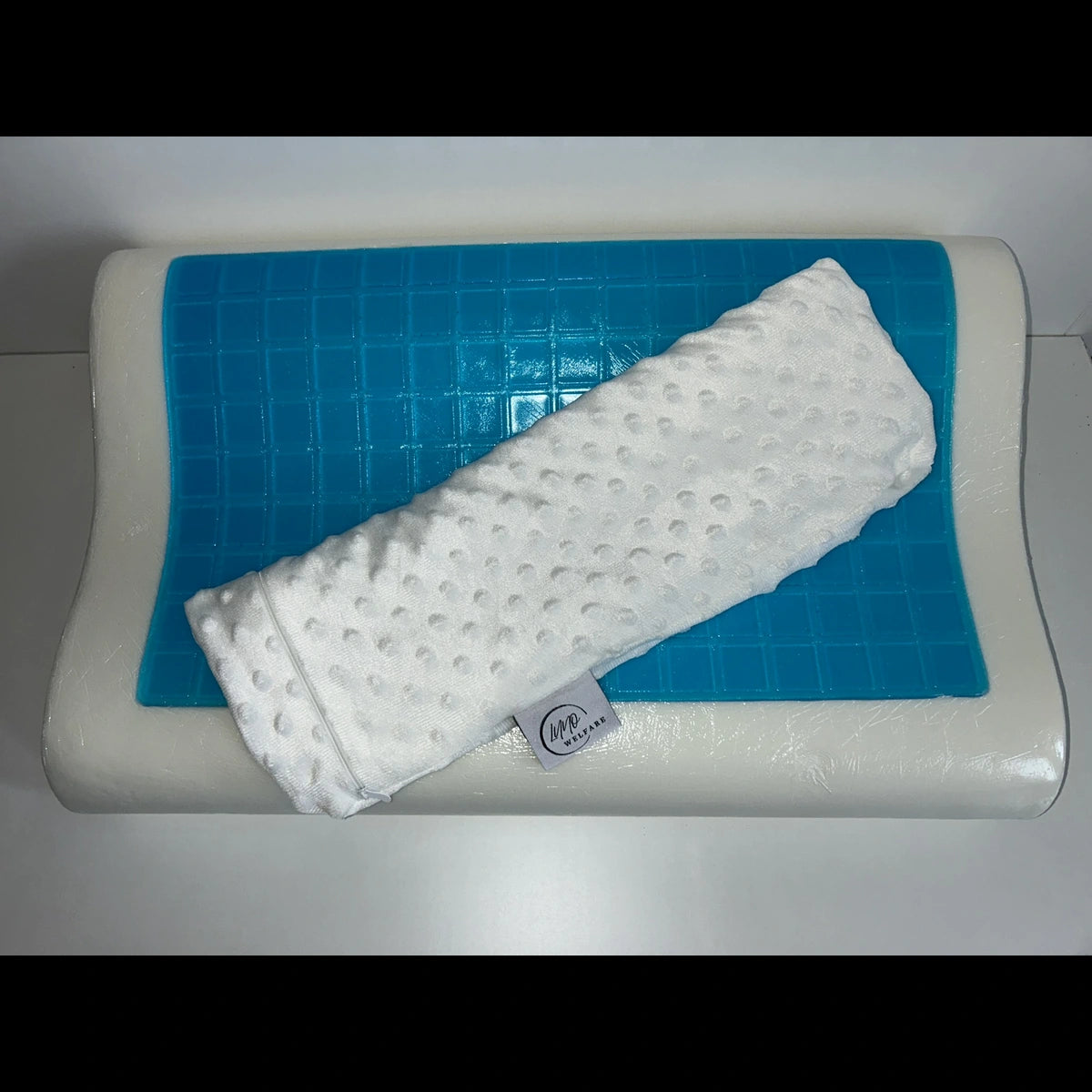 Oreiller cervical LUNO avec insert gel et housse amovible