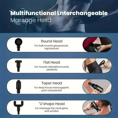 Récupérer et soulager l'ensemble de votre corps avec le pistolet de massage luno.