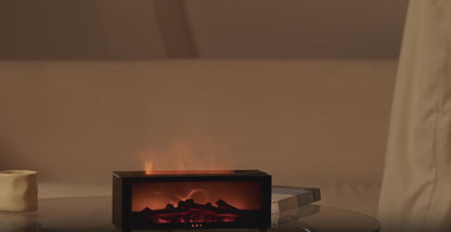 Diffuseur Effet Flamme 150 ml – LED RGB & Télécommande
