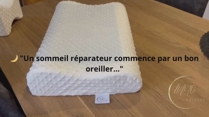 Oreiller Cervical Mémoire de Forme 60×40 – Ergonomique & Haute Densité