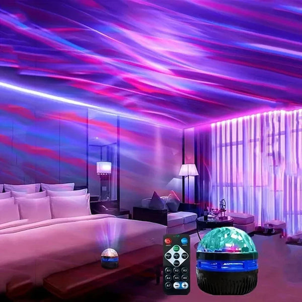 Projecteur galaxie aurore boréale USB 5V avec télécommande